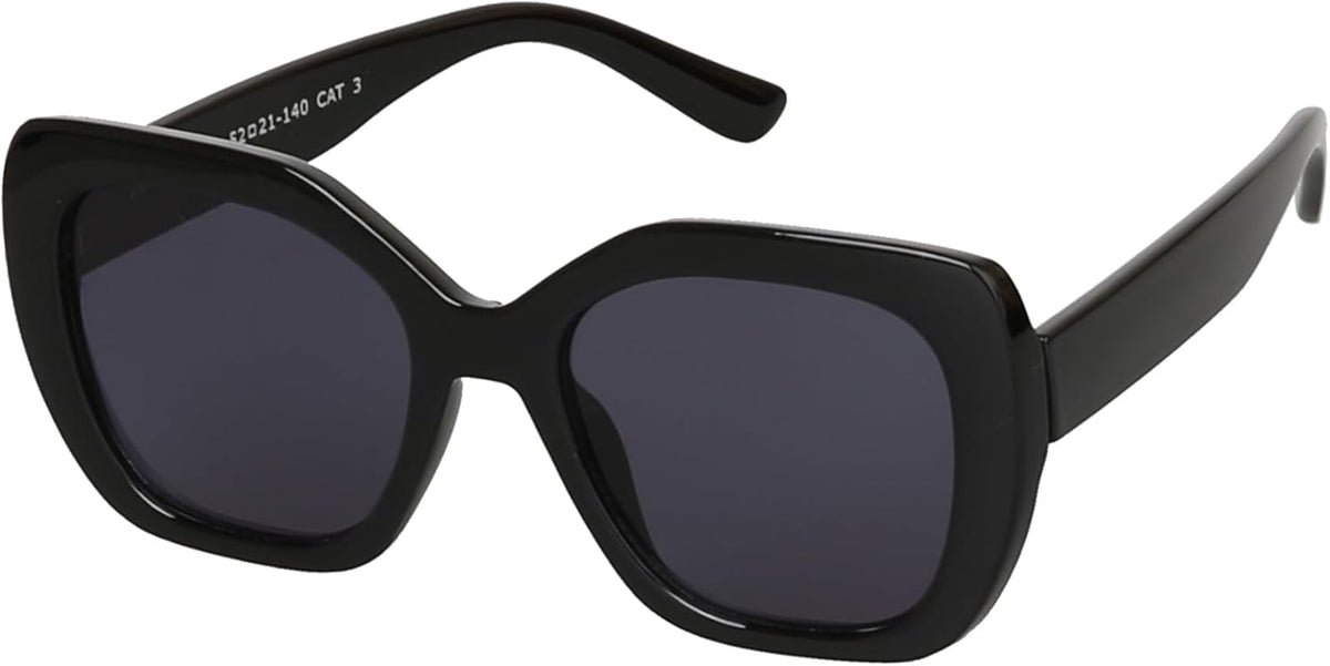 JOOX Oversized Square Sunglasses Women,Trendy Cat Eye Glasses with UV400 Protection