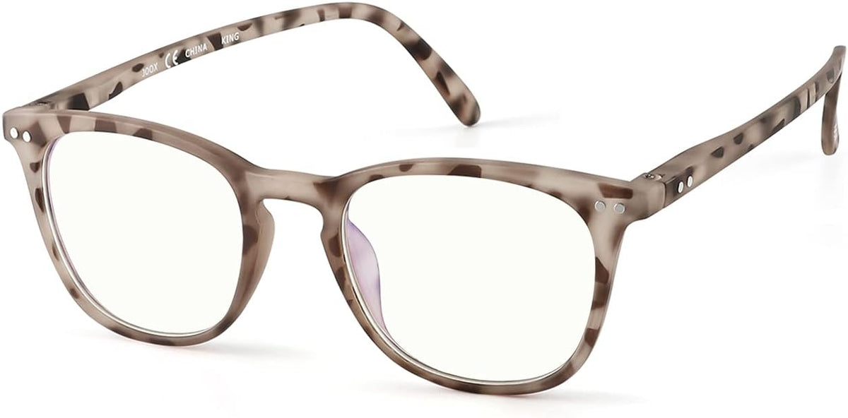 JOOX Reading Glasses for Women and Men, Square Blue Light Blocking Readers with Spring Hinge