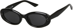 JOOX Retro Oval Sunglasses Women,Vintage Polarized Cat Eye Sun Glasses with UV400 Protection，Cute Round Shades 90s Beach