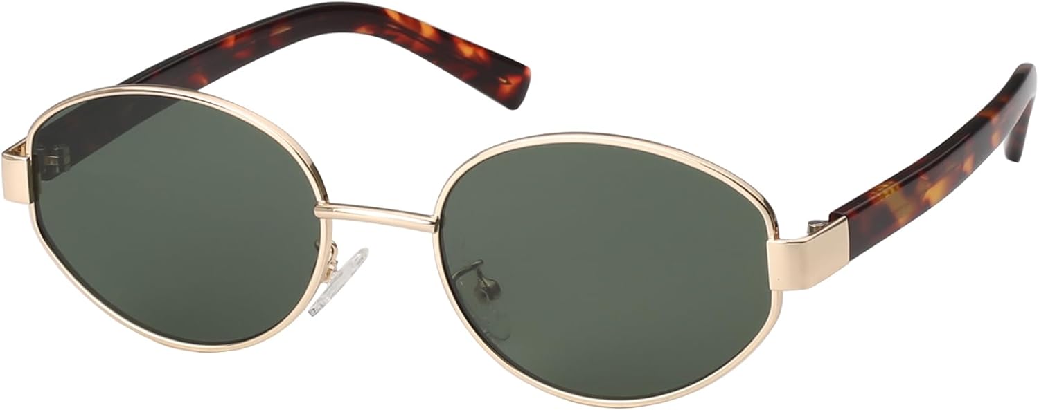 JOOX Retro Oval Sunglasses for Women Men Designer Sun Glasses Classic Shades UV400 Protection
