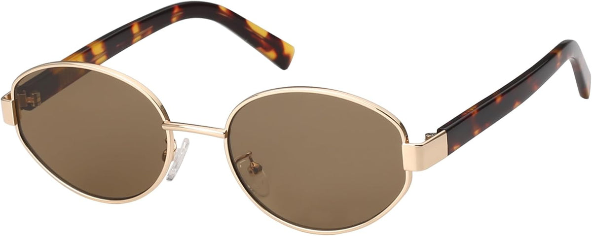 JOOX Retro Oval Sunglasses for Women Men Designer Sun Glasses Classic Shades UV400 Protection