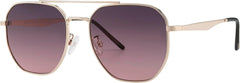 JOOX Retro Hexagon Aviator Sunglasses for Women Men Trendy Sun Glasses Square UV400 Protection Shades